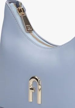 blauwe furla schoudertas diamante mini shoulder bag