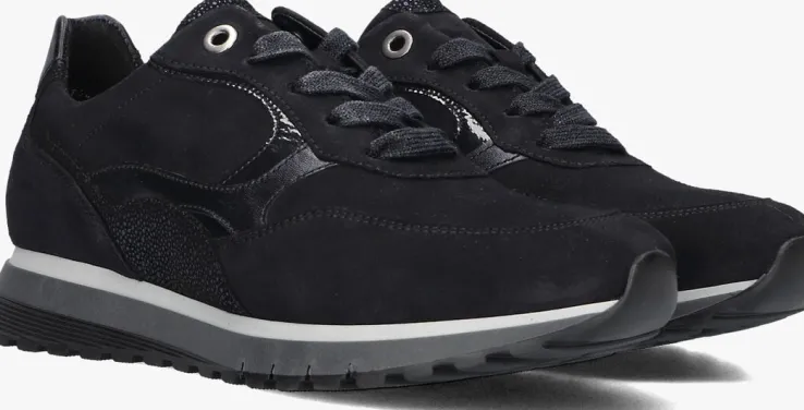 blauwe gabor lage sneakers 375