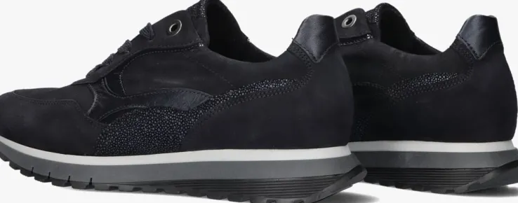 blauwe gabor lage sneakers 375
