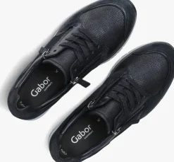 blauwe gabor lage sneakers 307