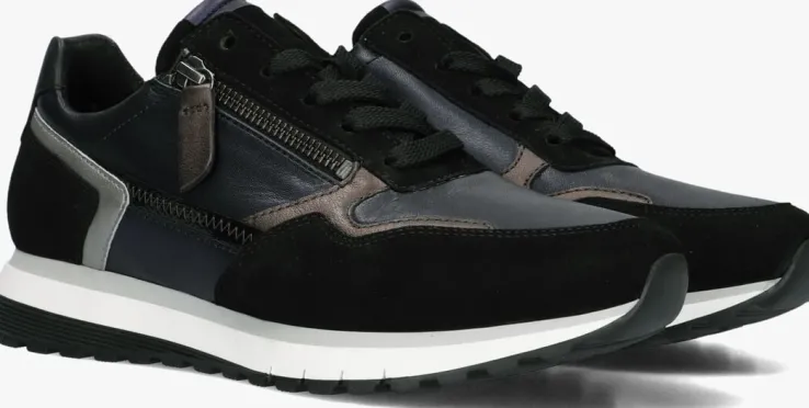 blauwe gabor lage sneakers 378