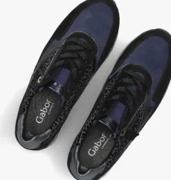 blauwe gabor lage sneakers 527