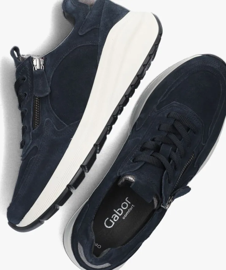 blauwe gabor lage sneakers 598