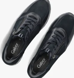blauwe gabor lage sneakers 528