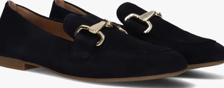 blauwe gabor loafers 211