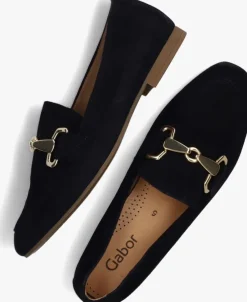 blauwe gabor loafers 211