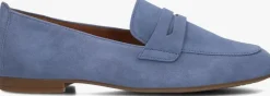 blauwe gabor loafers 213