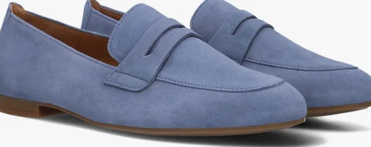 blauwe gabor loafers 213