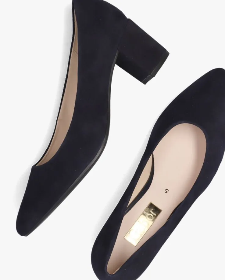 blauwe gabor pumps 450