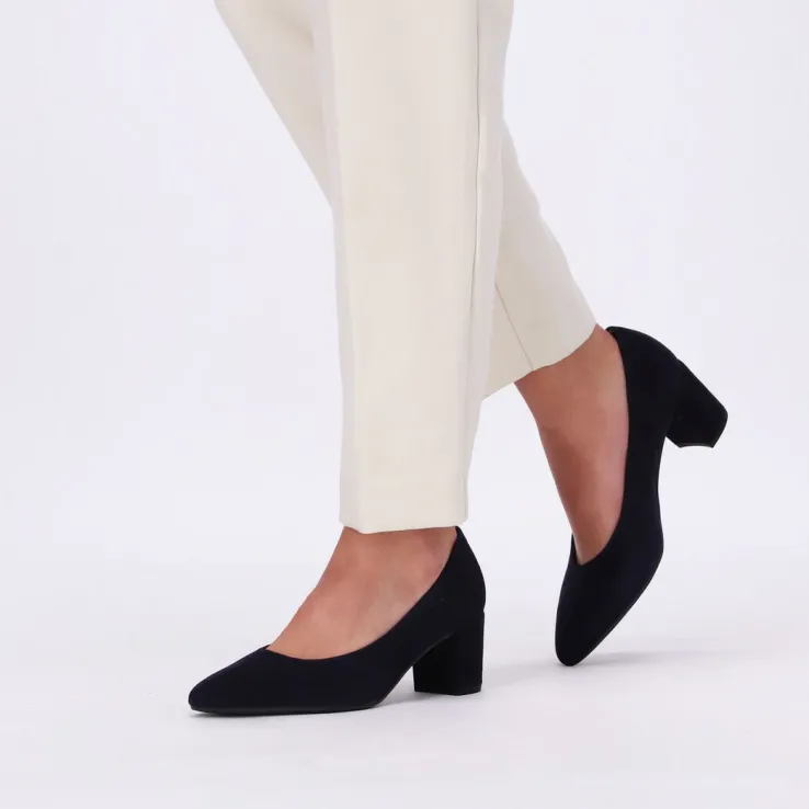 blauwe gabor pumps 450