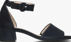blauwe gabor sandalen met hak 902