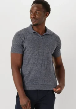 blauwe gentiluomo polo polo no button ss k2020-275