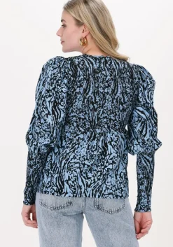 blauwe gestuz blouses morianagz blouse