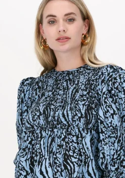 blauwe gestuz blouses morianagz blouse