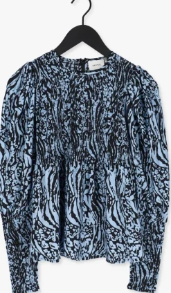 blauwe gestuz blouses morianagz blouse