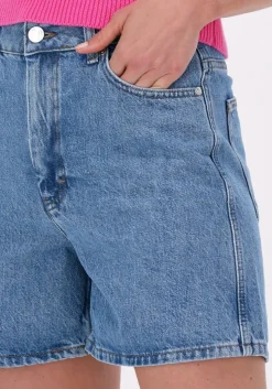 blauwe gestuz jeans denagz hw shortsor