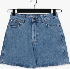 blauwe gestuz jeans denagz hw shortsor
