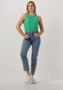 blauwe gestuz mom jeans denagz mom jeans