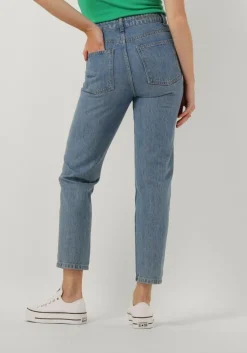 blauwe gestuz mom jeans denagz mom jeans