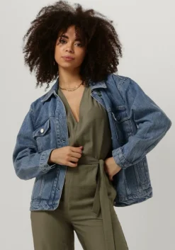 blauwe gestuz spijkerjas dena gz denim jacket