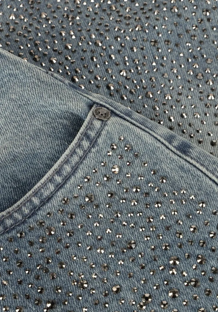 blauwe gestuz straight leg jeans zorahgz mw jeans