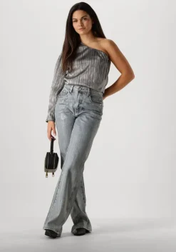 blauwe gestuz straight leg jeans coatygz hw straight jeans