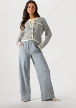 blauwe gestuz vest gznalin cardigan