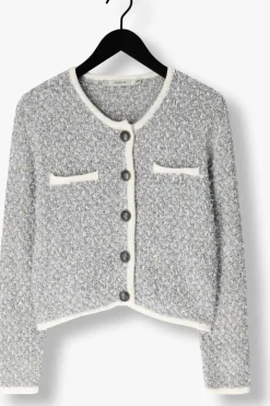 blauwe gestuz vest gznalin cardigan