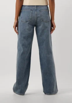 blauwe gestuz wide jeans zolinagz hw wide jeans