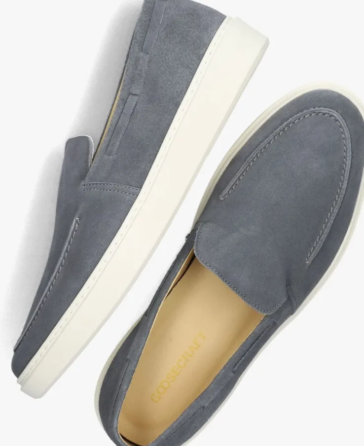 blauwe goosecraft loafers mousse