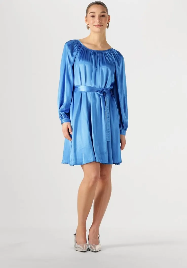 blauwe greek archaic kori mini jurk 130802