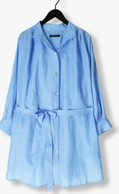 blauwe greek archaic kori midi jurk 130463