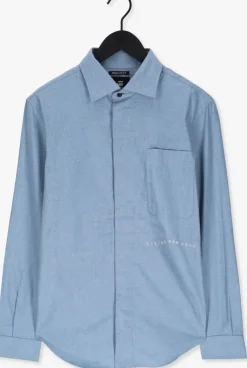 blauwe g-star raw casual overhemd secret utility reg shirt