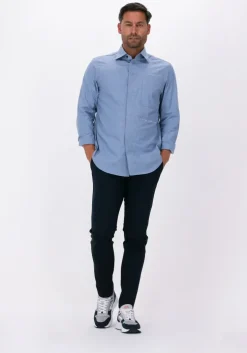 blauwe g-star raw casual overhemd secret utility reg shirt