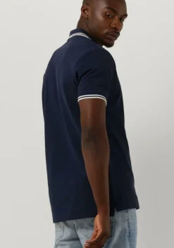 blauwe g-star raw polo dunda slim stripe polo s/s