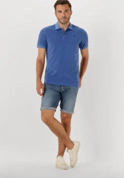 blauwe g-star raw shorts 3301 slim short