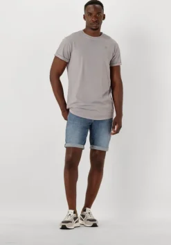 blauwe g-star raw shorts 3301 slim short