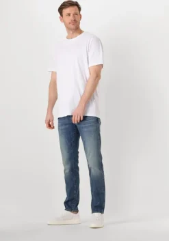 blauwe g-star raw slim fit jeans 3301 slim