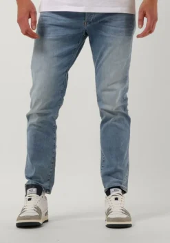blauwe g-star raw slim fit jeans 3301 slim