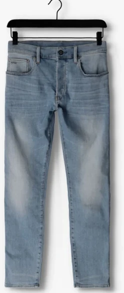 blauwe g-star raw slim fit jeans 3301 slim