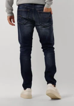 blauwe g-star raw slim fit jeans 3301 slim