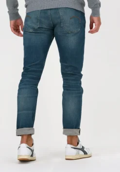 blauwe g-star raw slim fit jeans 9118 - beln stretch denim