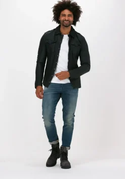 blauwe g-star raw slim fit jeans 9118 - beln stretch denim