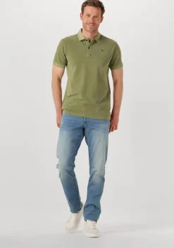 blauwe g-star raw straight leg jeans 3301 regular tapered