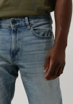 blauwe g-star raw straight leg jeans mosa straight