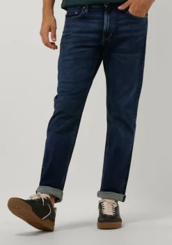 blauwe g-star raw straight leg jeans mosa straight