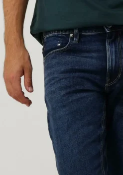 blauwe g-star raw straight leg jeans mosa straight