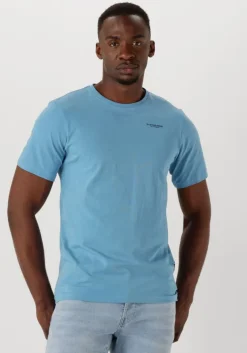 blauwe g-star raw t-shirt slim base r t s/s