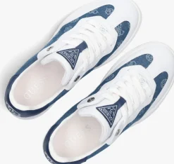 blauwe guess lage sneakers swole2
