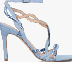 blauwe guess sandalen syivia